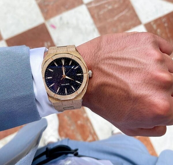 Paul Rich Paul Rich Frosted Star Dust Gold FSD02 watch 45 mm
