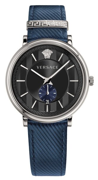 Versace VEBQ01018 V-Circle men's watch blue | WatchXL