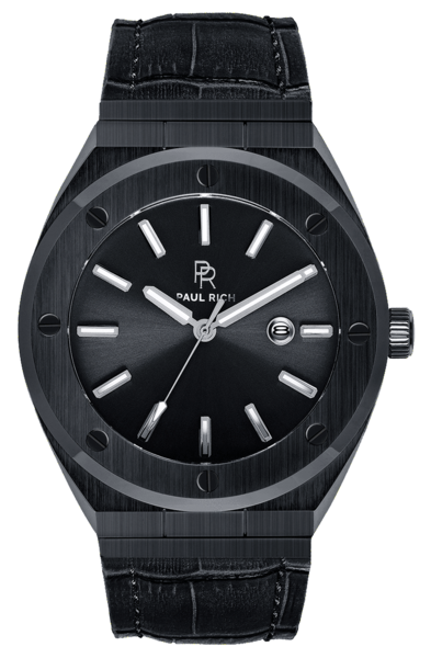 Paul Rich Paul Rich Signature Conquest Leather PR68ABL watch 45 mm