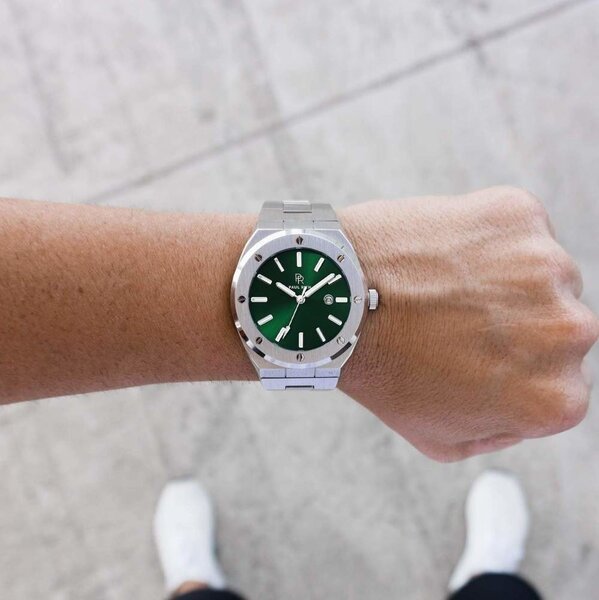 Paul Rich Paul Rich Signature Emperor's Emerald Steel PR68SGS watch 45 mm