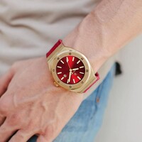 Paul Rich Paul Rich Signature Sultan's Ruby Leder PR68GRL Uhr 45 mm