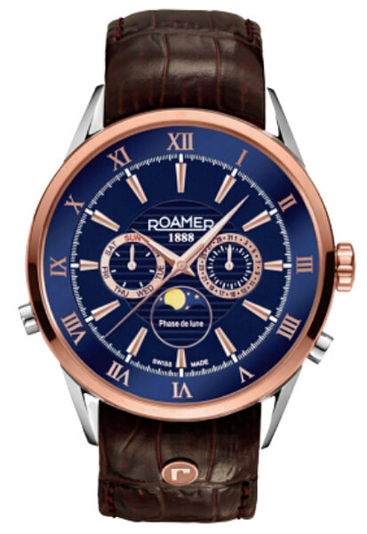 Roamer Roamer 508821 49 43 05 Superior Moonphase watch 43 mm