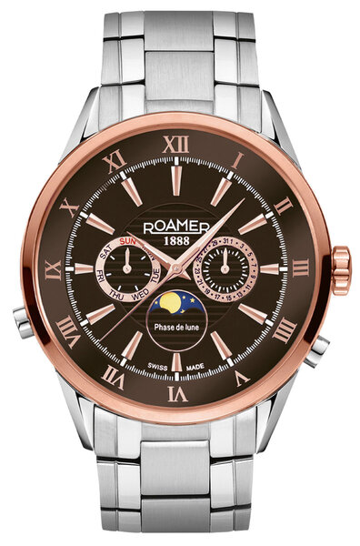 Roamer Roamer 508821 47 63 50 Superior Moonphase watch 43 mm