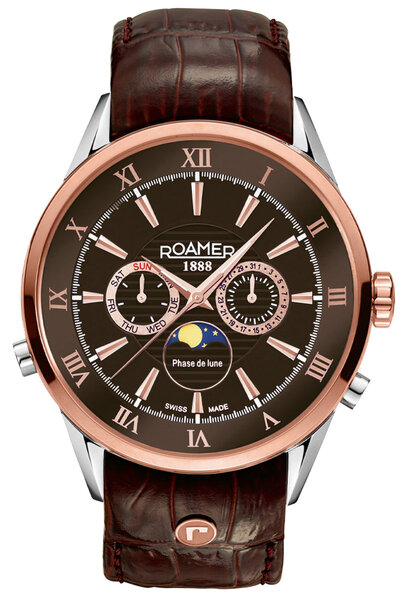 Roamer Roamer 508821 47 63 05 Superior Moonphase watch 43 mm