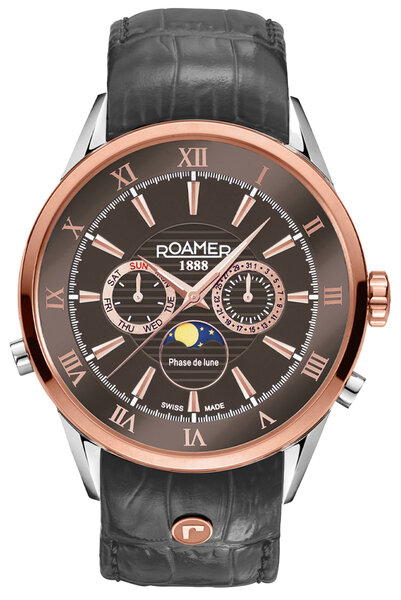 Roamer Roamer 508821 47 53 05 Superior Moonphase watch 43 mm