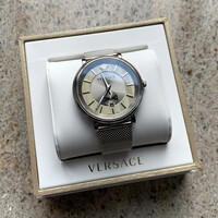Versace Versace VBQ060017 V-Circle Silver men's watch 42 mm