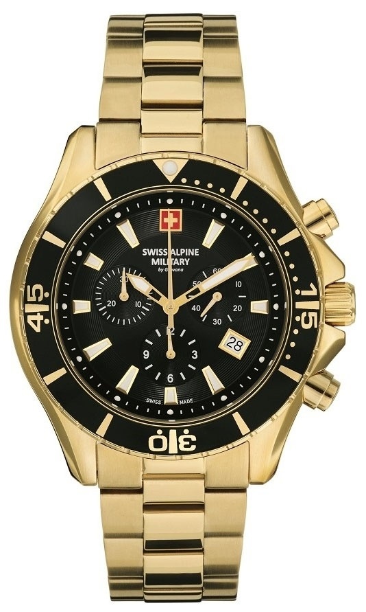 Swiss Alpine Military 7040.9117 men's watch chronograph 44 mm