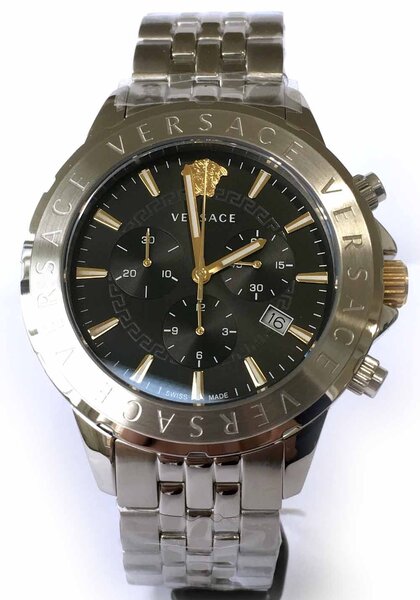 Versace Versace VEV600419 Chrono Signature Herren Chronograph Uhr 44 mm