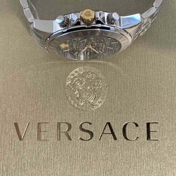 Versace Versace VEV600419 Chrono Signature Herren Chronograph Uhr 44 mm