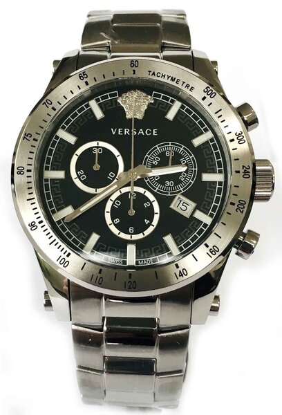 Versace Versace VEV800419 Sportliche Chronographenuhr für Herren 44 mm