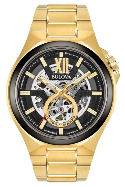 Bulova Bulova 98A178 Klassische Automatik Herrenuhr 46 mm