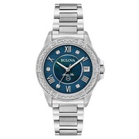 Bulova Bulova 96R215 Marine Star Diamond Damenuhr 32 mm