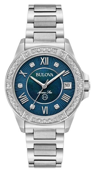 Bulova Bulova 96R215 Marine Star Diamond Damenuhr 32 mm