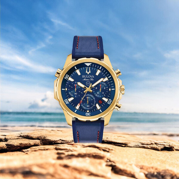 Bulova men's shop 43mm marine star