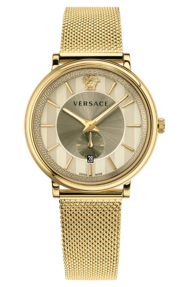 Versace VBQ070017 V-Circle men's watch 42 mm | WatchXL
