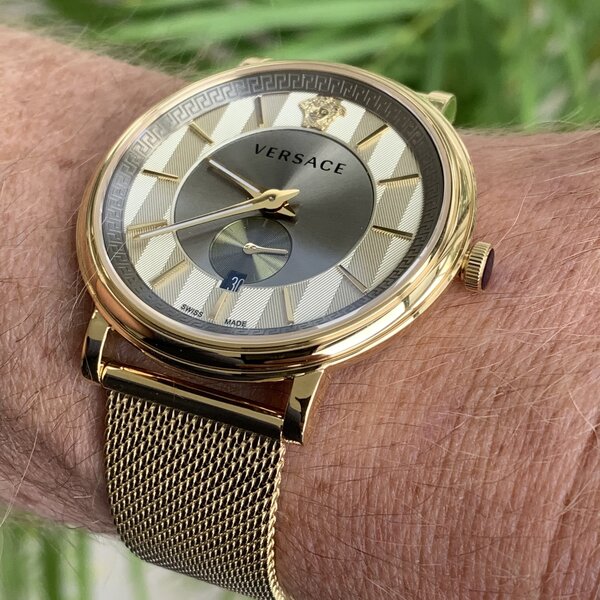 Versace Versace VBQ070017 V-Circle men's watch 42 mm