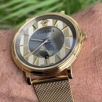 Versace Versace VBQ070017 V-Circle men's watch 42 mm
