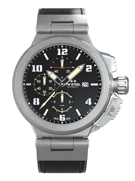 TW Steel TW Steel ACE204 Spitfire Swiss Made Automatik-Chronograph Herrenuhr 46 mm