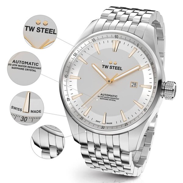 TW Steel TW Steel ACE332 Aternus Swiss Automatic men's watch 45mm