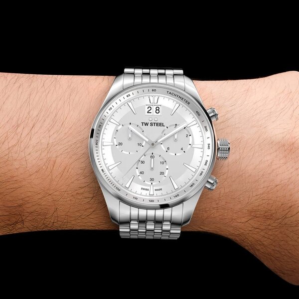 TW Steel TW Steel ACE312 Aternus Swiss Made Chronograph Herrenuhr 45mm