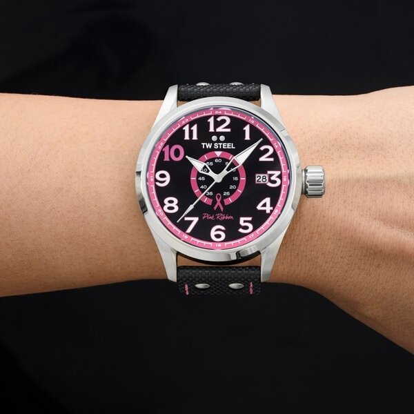 TW Steel TW Steel TW973 Pink Ribbon ladies watch 45 mm