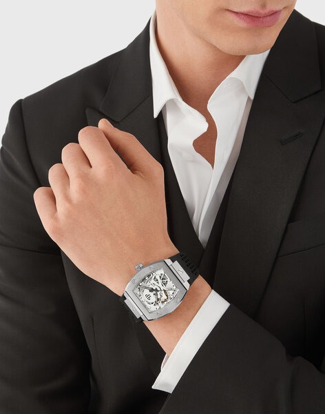 Philipp Plein Philipp Plein PWBAA2123 The Skeleton automatic watch 44 mm