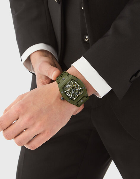 Philipp Plein Philipp Plein PWVBA0223 Die Skelett Ecoceramic Uhr