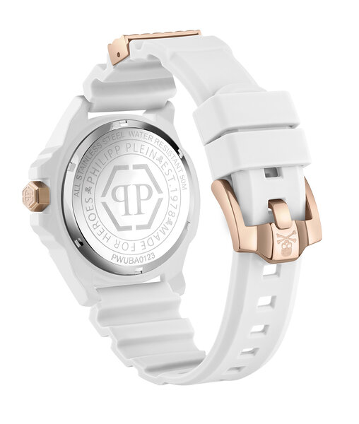 Philipp Plein Philipp Plein PWUBA0123 Der Totenkopf Ecoceramic Uhr