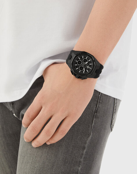 Philipp Plein Philipp Plein PWTBA0623 Octagon watch 44 mm