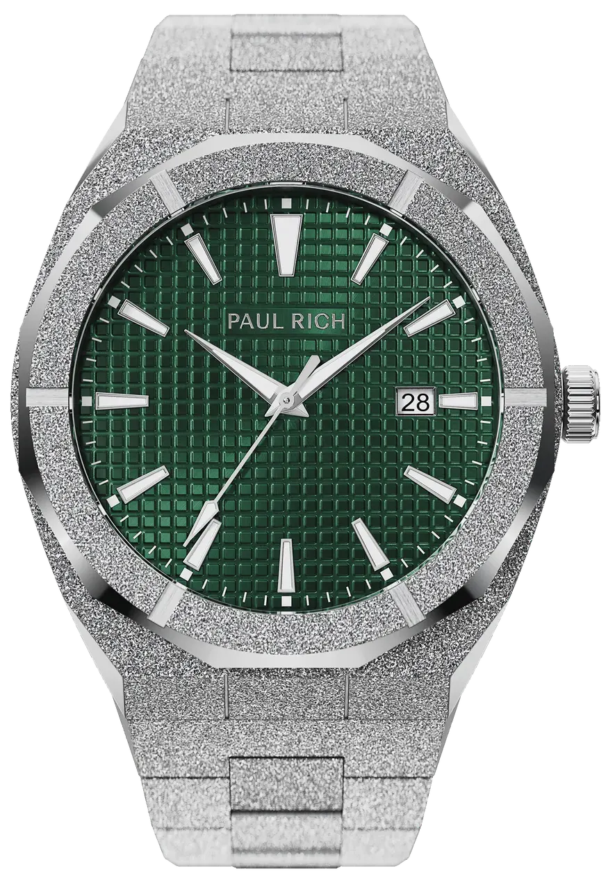 Paul Rich Frosted Star Dust Jade Waffle FSD33 watch