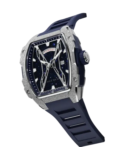 Paul Rich Paul Rich Astro Day & Date Lunar Silber FAS11 Uhr 42,5 mm