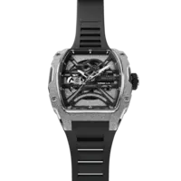 Paul Rich Paul Rich Astro Skeleton Abyss Silver automatic FAS22 watch 42.5 mm