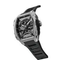 Paul Rich Paul Rich Astro Skeleton Abyss Silver automatic FAS22 watch 42.5 mm