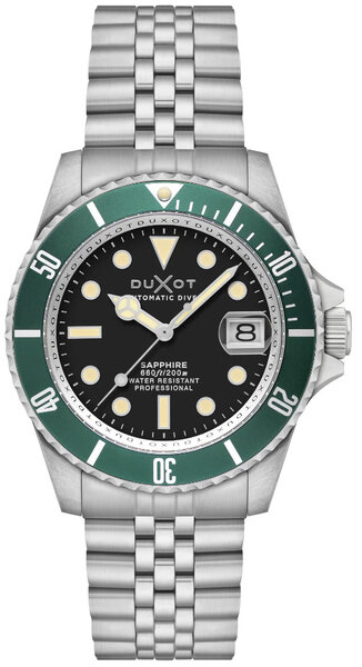 Duxot DX-2057-33 Ruß Schwarz Atlantica Diver Automatikuhr