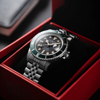 Duxot DX-2057-33 Soot Black Atlantica Diver automatic watch