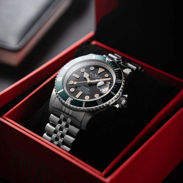 Duxot DX-2057-33 Soot Black Atlantica Diver automatic watch