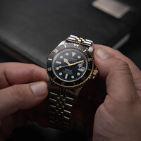 Duxot DX-2057-AA Two Tone Blue Atlantica Diver automatic watch