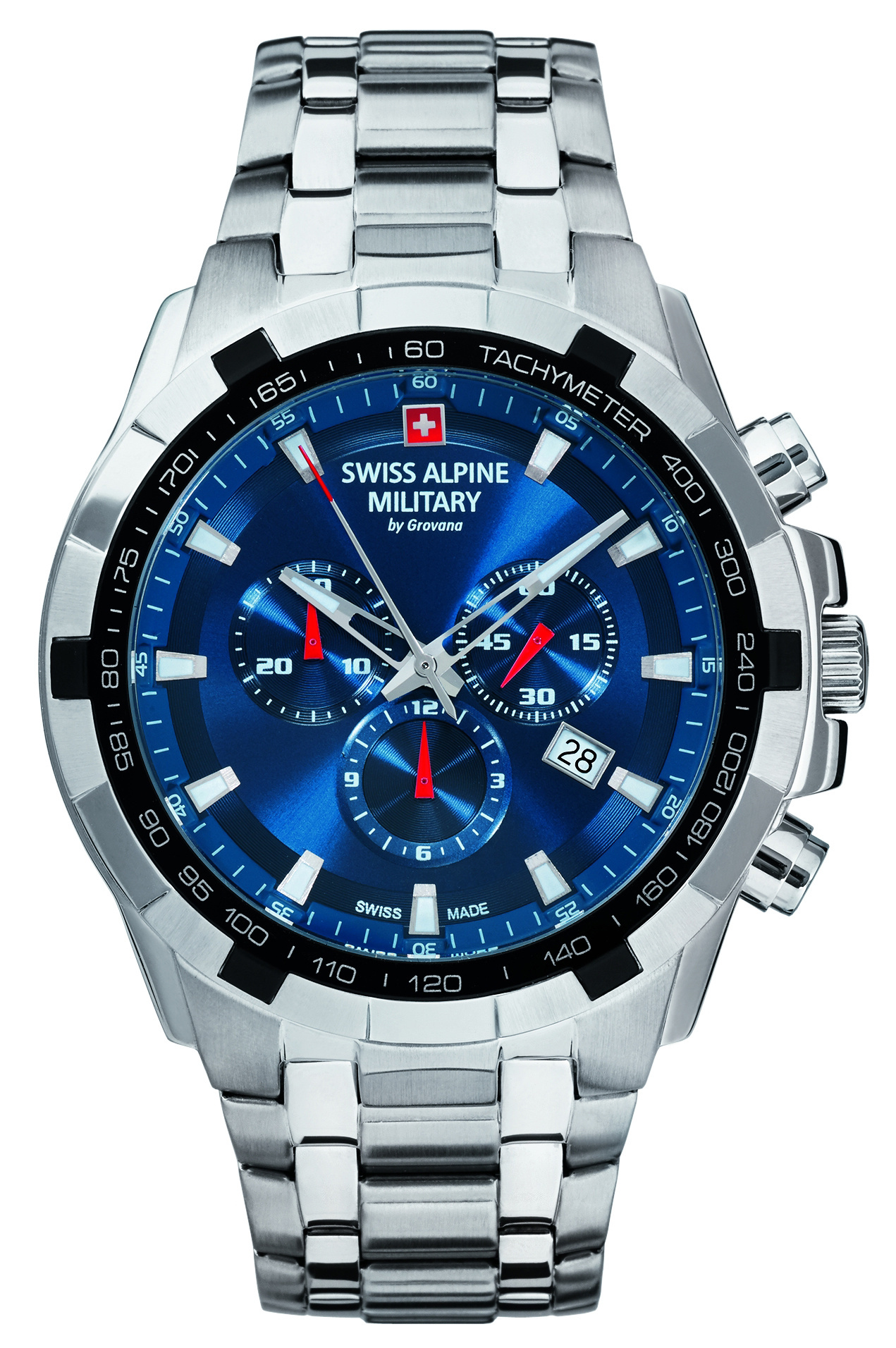 Alpine watch Swiss 7043.9235 with crystal sapphire Military