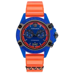 Versace VEZ700922 The Hexagon Chrono watch 44 mm