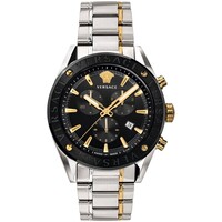 Versace Versace VEHB00619 V-Chrono men's watch silver/black 44 mm