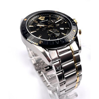 Versace Versace VEHB00619 V-Chrono men's watch silver/black 44 mm