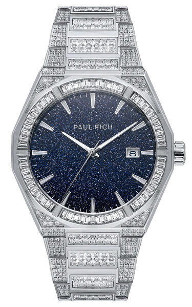 Paul Rich Paul Rich Iced Star Dust II Silver ISD205 watch 43 mm