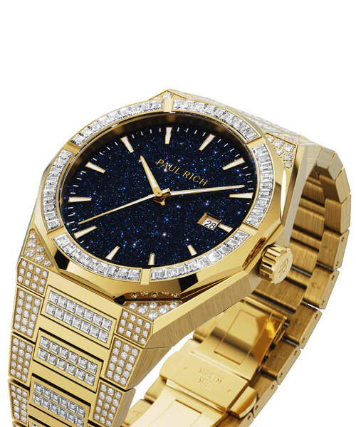 Paul Rich Paul Rich Iced Star Dust II Gold ISD202 watch 43 mm