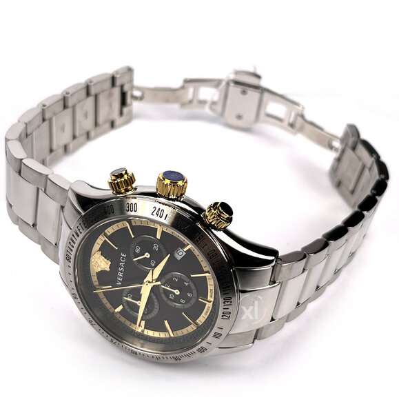 Versace Versace VEV700419 Chrono Classic Herren Chronograph Uhr 44 mm