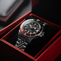 Duxot DX-2057-11 Onyx Schwarz Atlantica Diver Automatikuhr