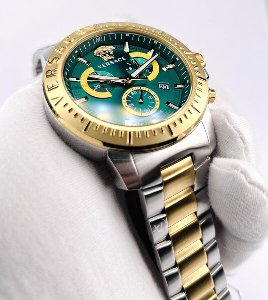 Versace Versace VE2E00421 Neue Chrono Uhr 45 mm