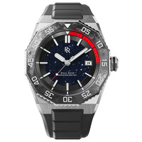 Paul Rich Paul Rich Aquacarbon Pro Midnight Silver DIV03-A automatic watch