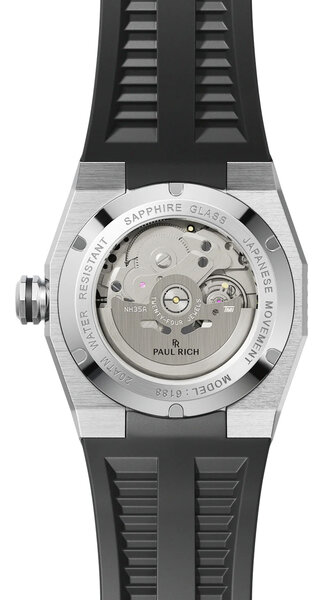 Paul Rich Paul Rich Aquacarbon Pro Midnight Silver DIV03-A automatic watch