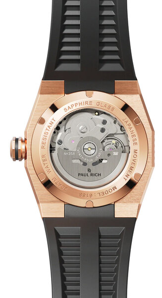 Paul Rich Paul Rich Aquacarbon Pro Sunset Gold DIV05-A automatic watch