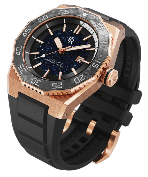 Paul Rich Paul Rich Aquacarbon Pro Sunset Gold DIV05-A automatic watch